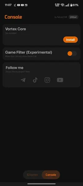 Screenshot of GVR Game Booster for Android